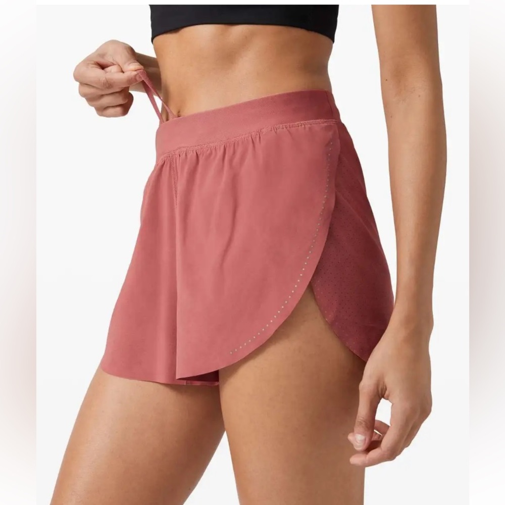 Lululemon Find Your Pace Shorts 3” Cherry Tint